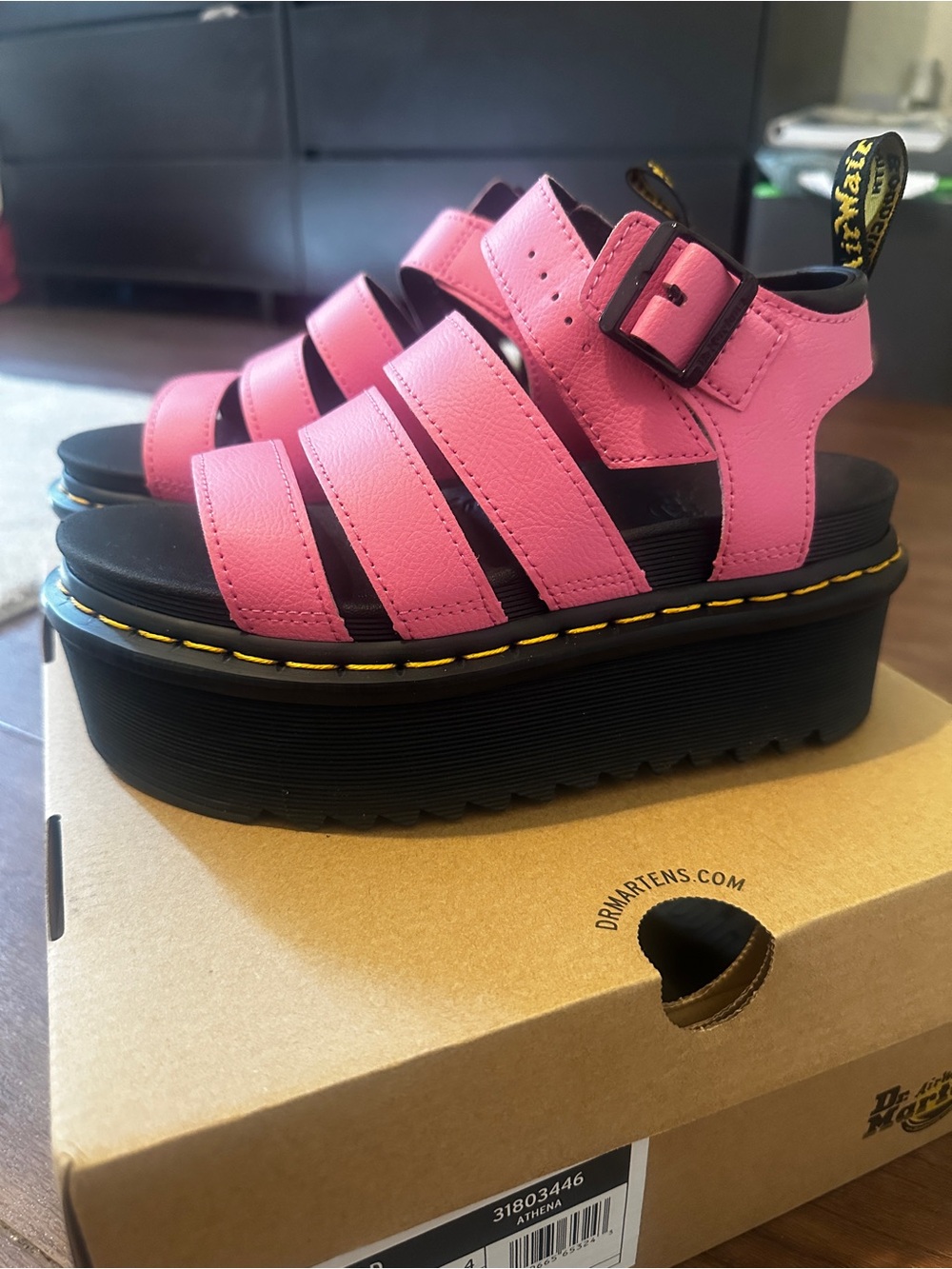 Dr. Martens Womens Athena platform sandal